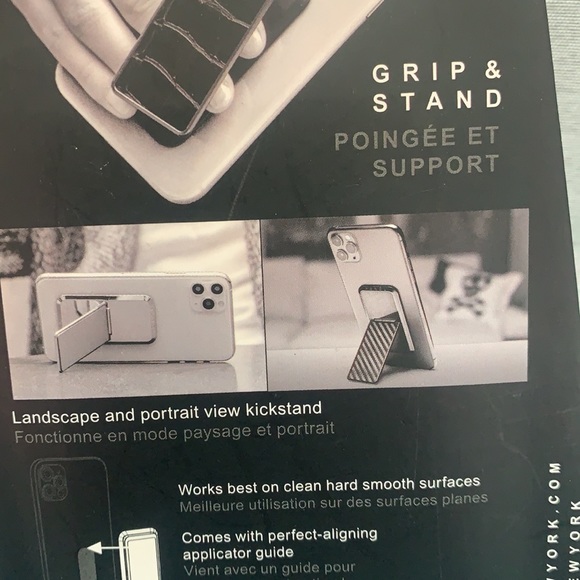 Gorgeous Blue Sparkly Phone Grip & Stand - Picture 6 of 7